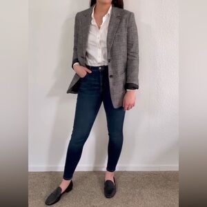 EVERLANE The Curvy High-Rise Skinny Jean - Size 29 Regular Dark Wash